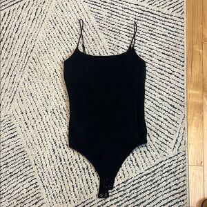 Nuuds Black Cami Bodysuit